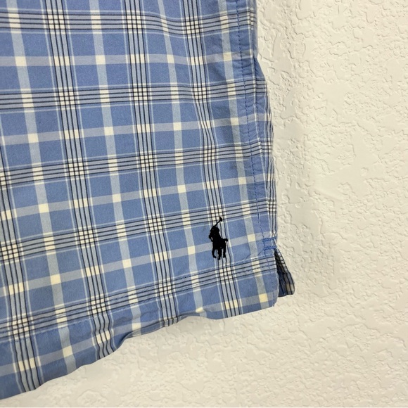 Polo Ralph Lauren Plaid Gridded Embroidered Pony Swim Trunks Bathing Swim Suit - Picture 2 of 9